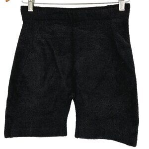 Gymshark x Whitney Simmons Eyelash Knit Shorts Black Women's M High Waist Lounge